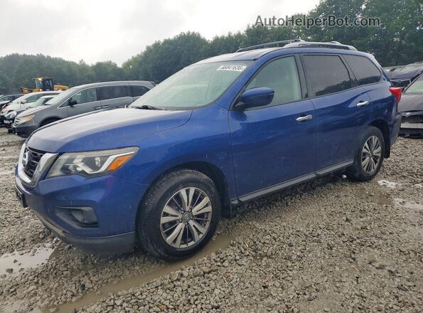 5N1DR2MM1JC675903 2018 NISSAN PATHFINDER Blue Задня ліва чверть