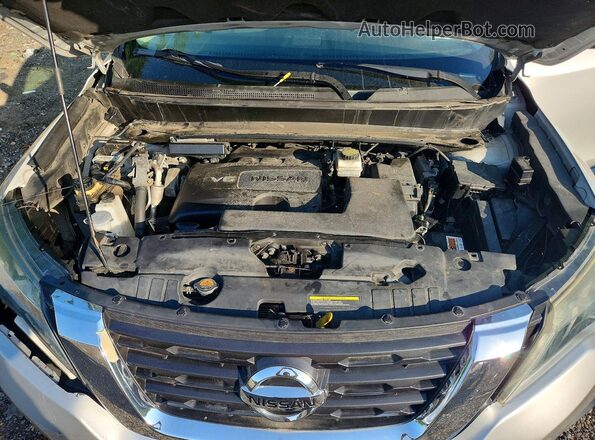 5N1DR2MN6HC902957 2017 NISSAN PATHFINDER Silver Vista de la etiqueta del VIN