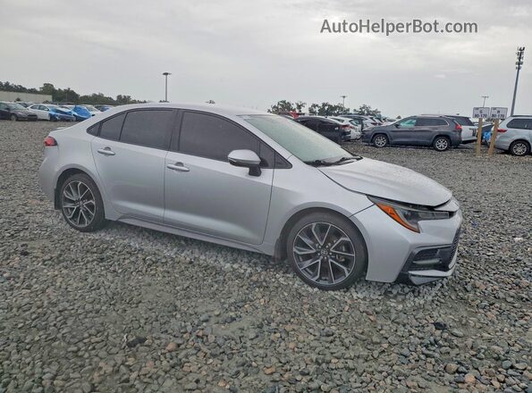 JTDS4RCE1LJ028963 2020 TOYOTA COROLLA Серебряный Вид спереди