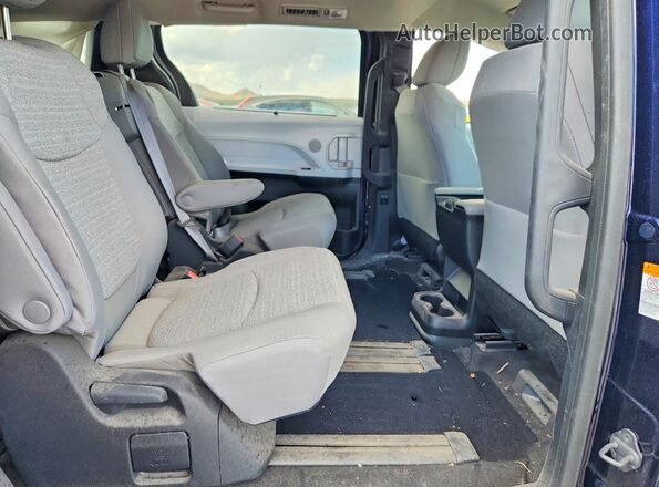 5TDKSKFCXSS180166 2025 TOYOTA SIENNA Blue Vista del compartimento del motor