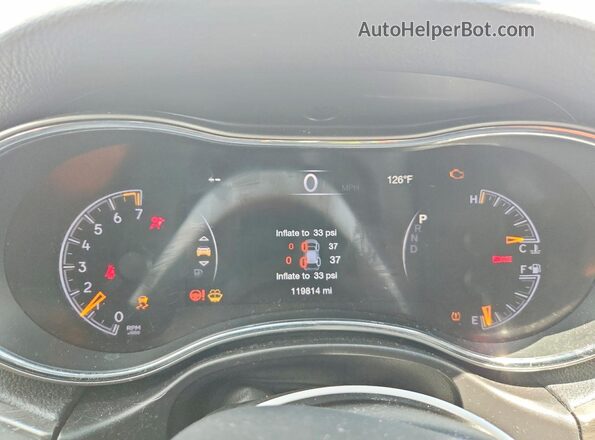 1C4RJEAG8JC399849 2018 JEEP GRAND White Widok tylnych siedzeń