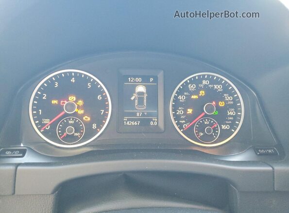 WVGBV7AX2HK007932 2017 VOLKSWAGEN TIGUAN Blue უკანა სავარძლების ხედი