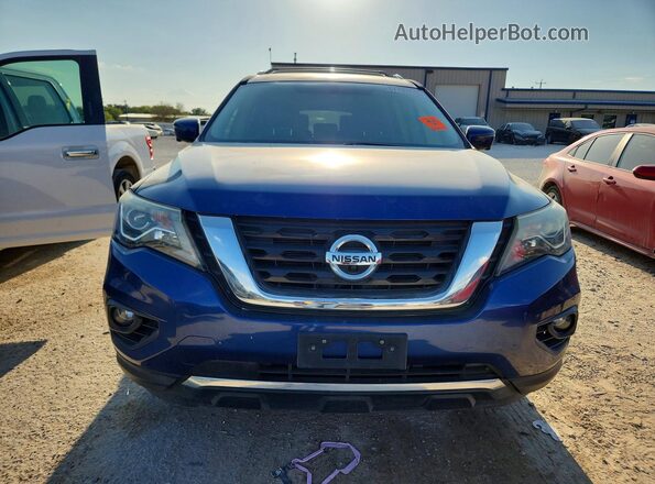 5N1DR2MN8HC692992 2017 NISSAN PATHFINDER Blue Widok z tyłu