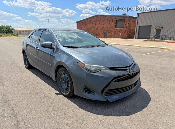 5YFBURHE7HP604728 2017 TOYOTA COROLLA Gray Rear left