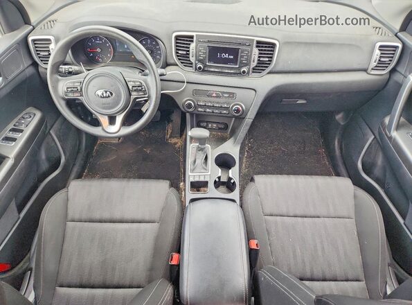 KNDPMCAC8K7619131 2019 KIA SPORTAGE Blue ხელსაწყოთა პანელის ხედი
