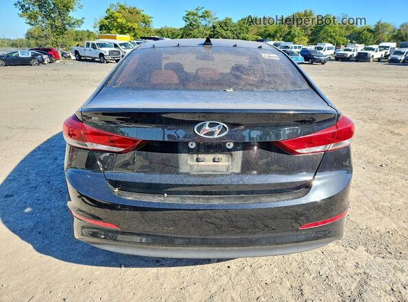 5NPD84LF0HH038716 2017 HYUNDAI ELANTRA Black Front interior view