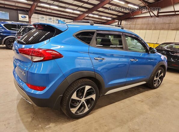KM8J3CA20JU729232 2018 HYUNDAI TUCSON Blue Առջևի աջ