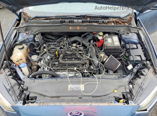 3FA6P0HD7JR255135 2018 FORD FUSION Синий Вид подкапотного пространства