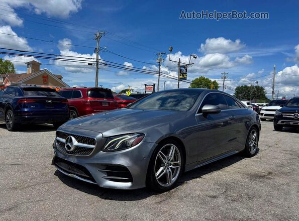 WDD1J6FBXJF010617 2018 MERCEDES-BENZ E-CLASS Gray Trasero izquierdo