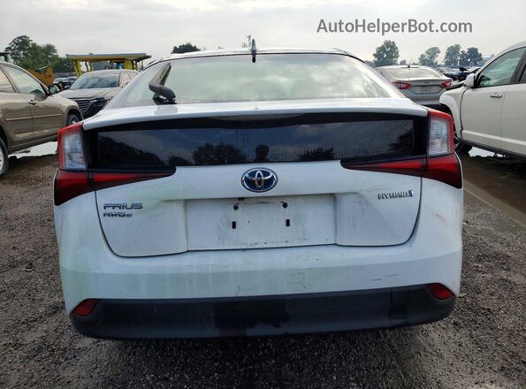 JTDL9MFU6M3030497 2021 TOYOTA PRIUS Белый Вид сзади