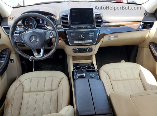 4JGDA5JB8JB008456 2018 MERCEDES-BENZ GLE Gray Вид щитка приладів