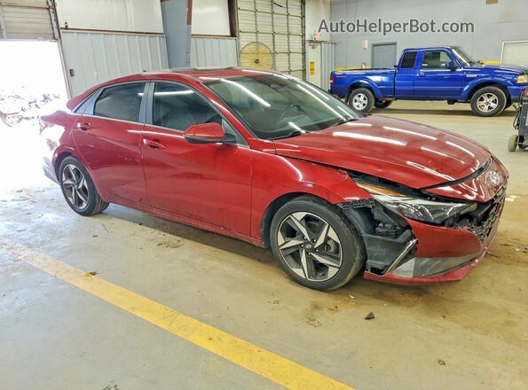 KMHLP4AG5PU560008 2023 HYUNDAI ELANTRA Red Widok z przodu