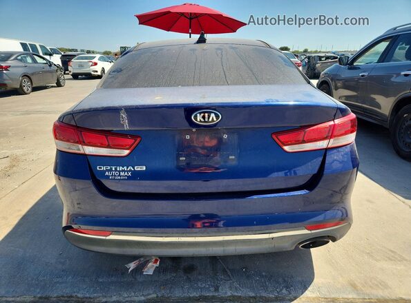 5XXGT4L38GG115814 2016 KIA OPTIMA Blue Vista interior delantera