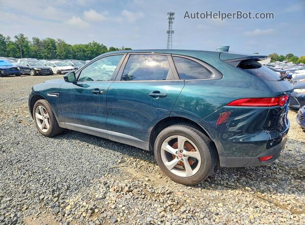 SADCJ2BV6HA499671 2017 JAGUAR F-PACE Green Rear right