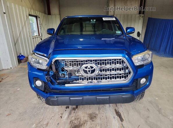 5TFSZ5AN8HX099448 2017 TOYOTA TACOMA Blue Հետևի տեսք