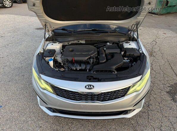 5XXGT4L31KG343064 2019 KIA OPTIMA Silver Vista del salpicadero