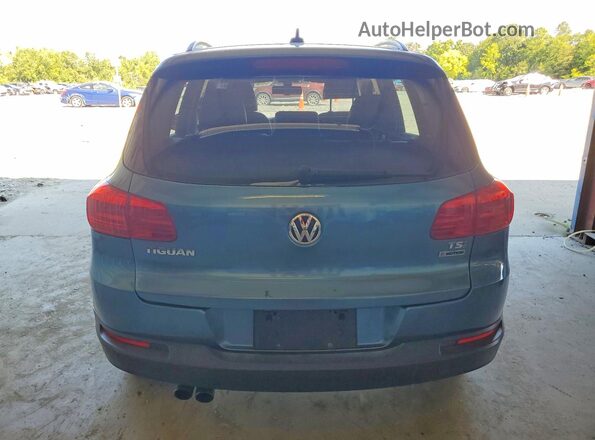 WVGBV7AX2HK007932 2017 VOLKSWAGEN TIGUAN Blue წინა სალონის ხედი