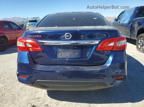 3N1AB7AP8GY216247 2016 NISSAN SENTRA Синий Вид салона спереди