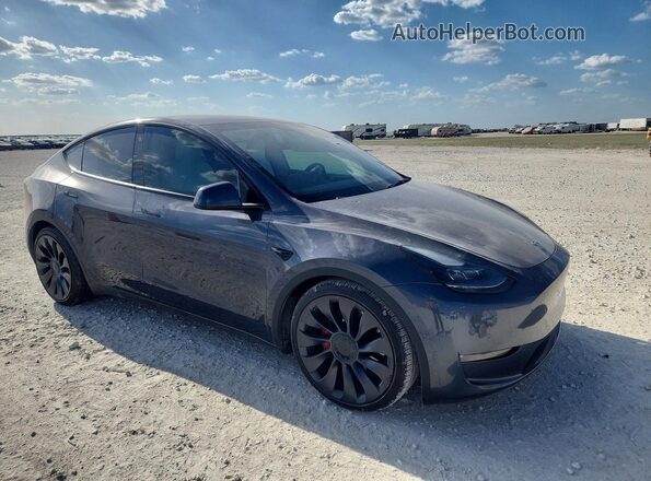5YJYGDEF5MF211768 2021 TESLA MODEL Gray Front view