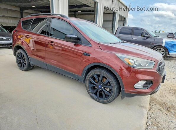 1FMCU9GD6JUA22816 2018 FORD ESCAPE Red Вид спереду