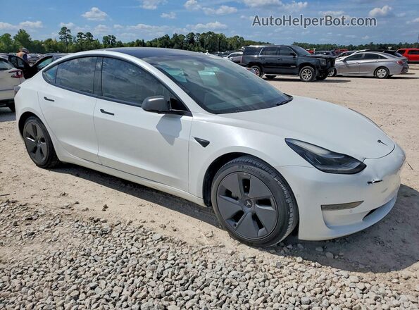 5YJ3E1EA5MF853720 2021 TESLA MODEL 3 Белый Вид спереди