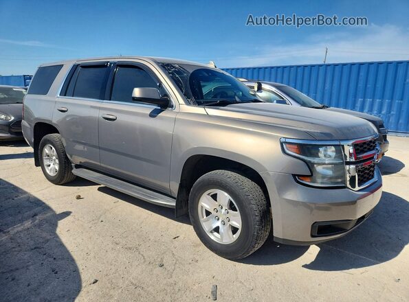 1GNSKDEC1JR221480 2018 CHEVROLET TAHOE Gray Вид спереду