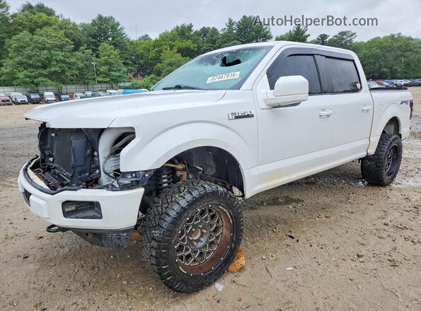 1FTEW1EP0JFD22121 2018 FORD F150 White Rear left