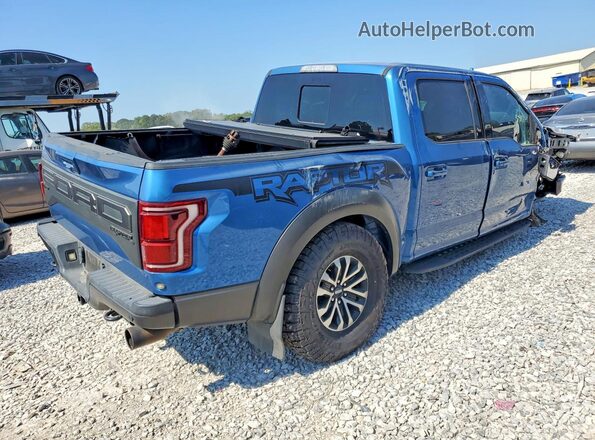 1FTFW1RG5KFA62332 2019 FORD F150 Blue Передня права чверть