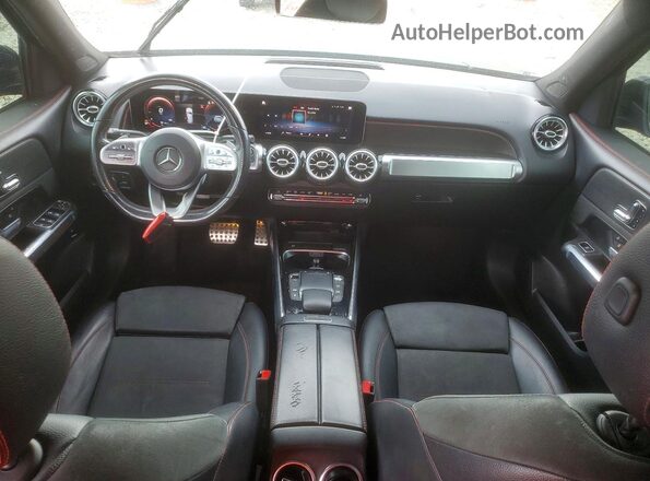 W1N4M4GB2MW080563 2021 MERCEDES-BENZ GLB-CLASS Black Widok zestawu wskaźników