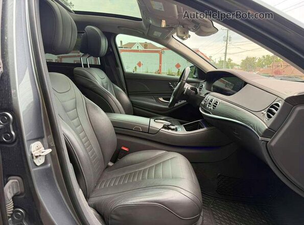 WDDUG8GB0JA346506 2018 MERCEDES-BENZ S Черный Вид щитка приборов