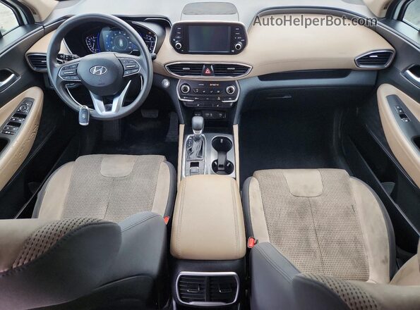 5NMS33AD0LH249583 2020 HYUNDAI SANTA Белый Вид щитка приборов
