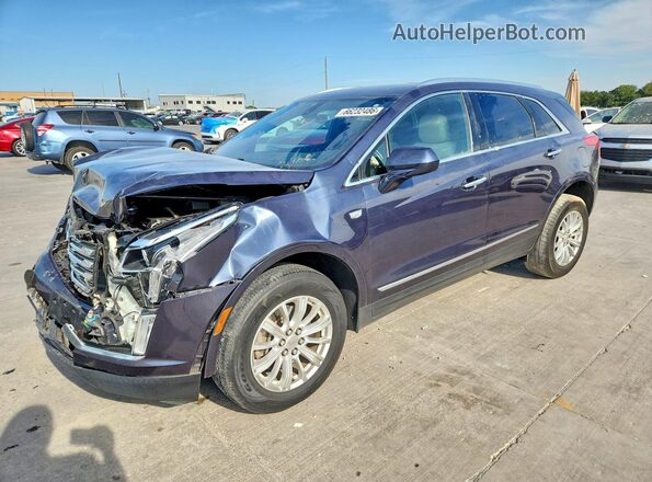 1GYKNARSXJZ198159 2018 CADILLAC XT5 Blue უკანა მარცხენა