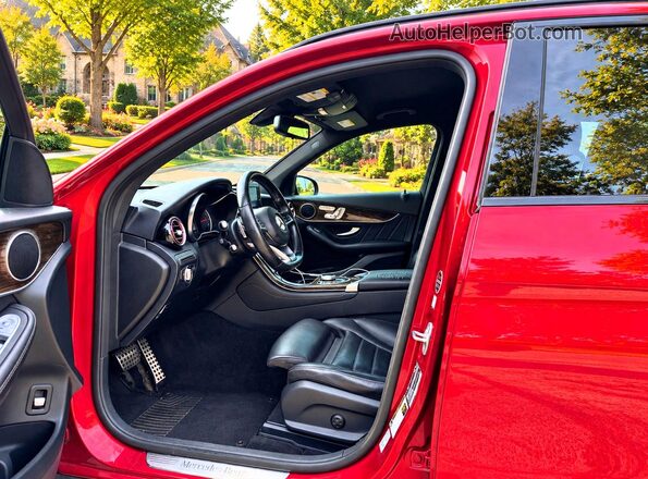WDC0G4JB5JV079991 2018 MERCEDES-BENZ GLC-CLASS Red Rear view