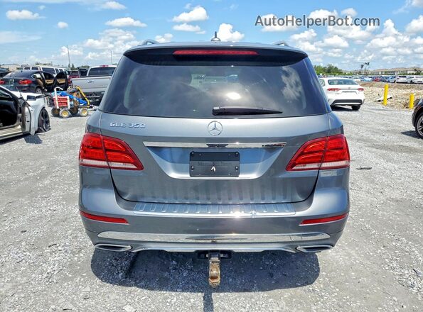 4JGDA5JB8JB008456 2018 MERCEDES-BENZ GLE Gray Вид салону спереду