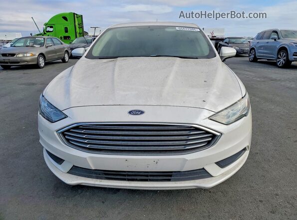 3FA6P0HD3JR150737 2018 FORD FUSION White უკანა ხედი