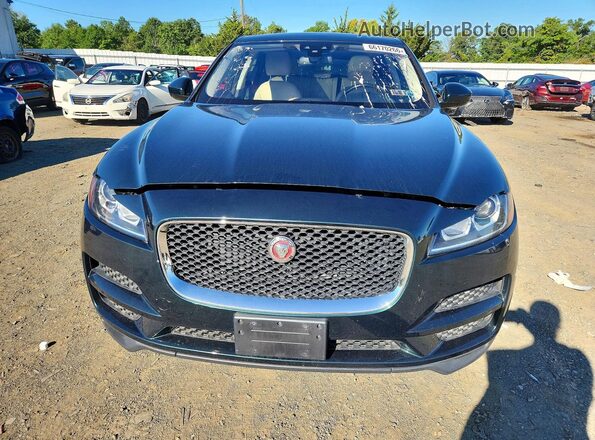 SADCJ2BV6HA499671 2017 JAGUAR F-PACE Green Rear view