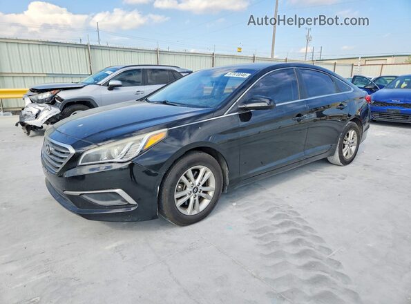 5NPE24AFXHH537290 2017 HYUNDAI SONATA Black უკანა მარცხენა