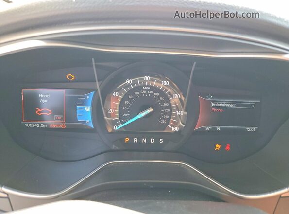 3FA6P0HD4HR255622 2017 FORD FUSION Gray Հետևի նստատեղերի տեսք