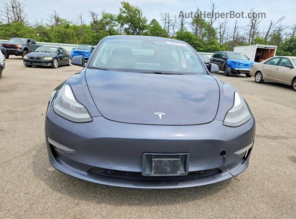 5YJ3E1EB0MF975071 2021 TESLA MODEL Серый Вид сзади