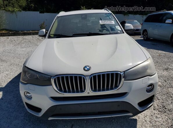 5UXWY3C57G0N86796 2016 BMW X3 White უკანა ხედი