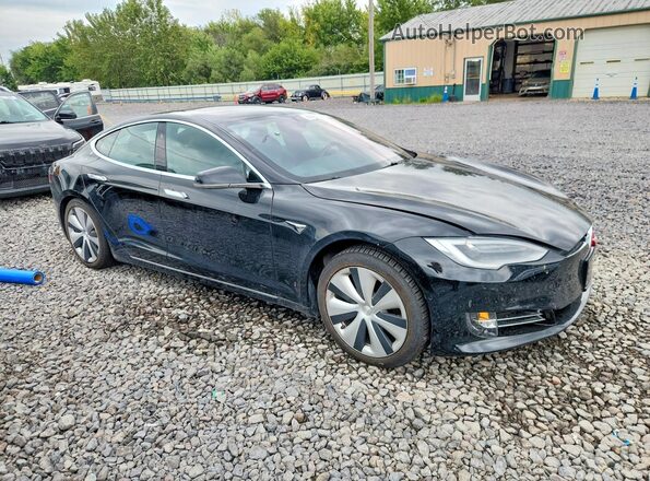 5YJSA1E25MF423668 2021 TESLA MODEL Black წინა ხედი