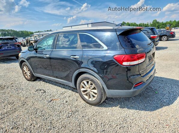 5XYPG4A3XHG268263 2017 KIA SORENTO Черный Задняя правая четверть