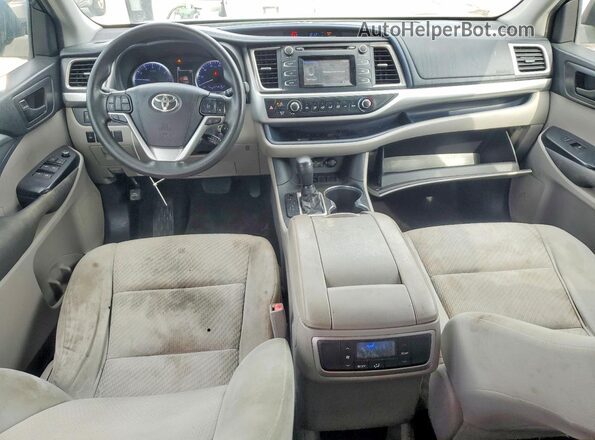5TDZARFH1KS044160 2019 TOYOTA HIGHLANDER Blue Instrument cluster view
