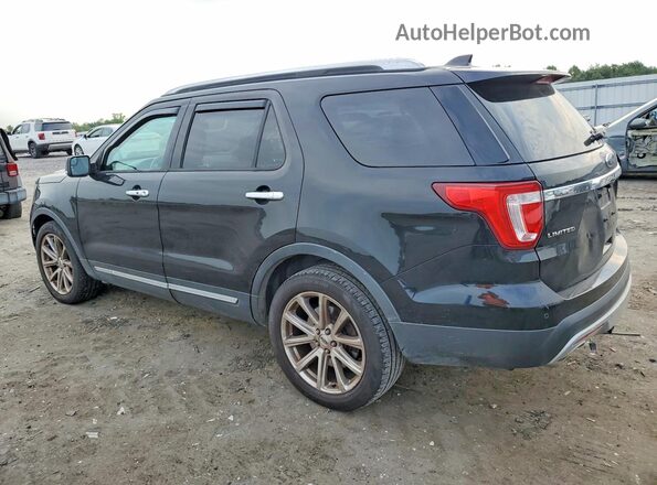 1FM5K8F82GGB27776 2016 FORD EXPLORER Black Tył prawy