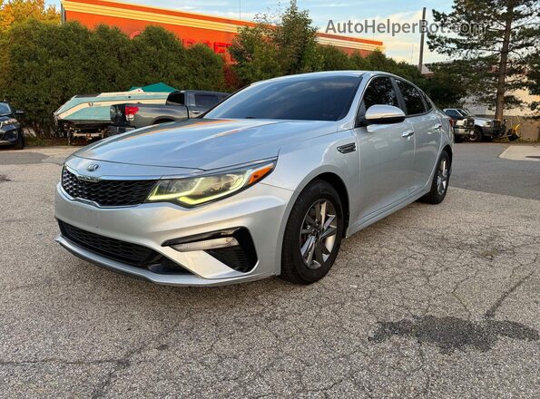 5XXGT4L31KG343064 2019 KIA OPTIMA Silver Trasero derecho