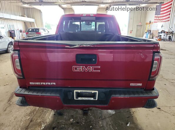 3GTU2NEC2JG284501 2018 GMC SIERRA Красный Вид салона спереди