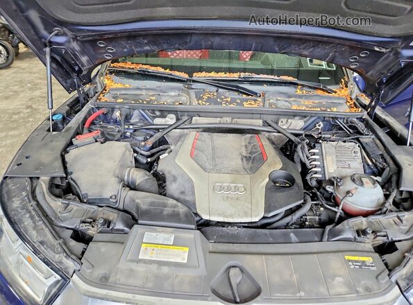 WA1C4AFY5J2210260 2018 AUDI SQ5 Синий Вид наклейки с VIN-кодом