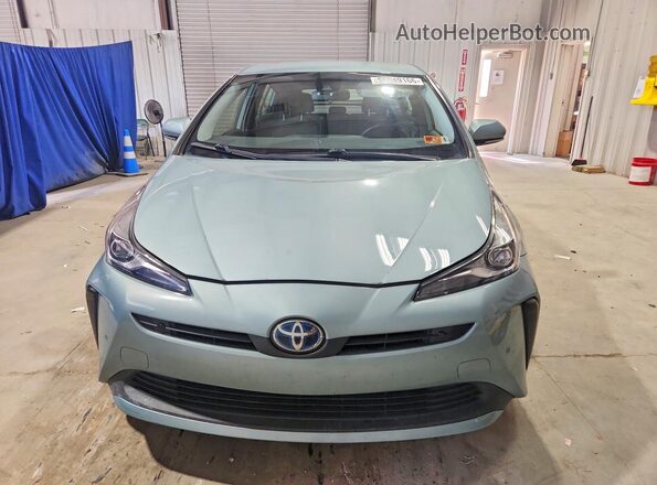 JTDKARFU5K3076321 2019 TOYOTA PRIUS Бирюзовый Вид сзади
