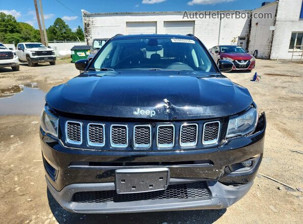 3C4NJCBB4JT124943 2018 JEEP COMPASS Black უკანა ხედი