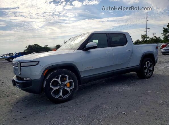 7FCTGAAAXNN008066 2022 RIVIAN R1T Silver Հետևի ձախ